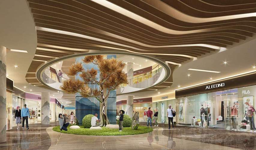 重庆商场装修商场设计商场公共空间装饰商场效果图