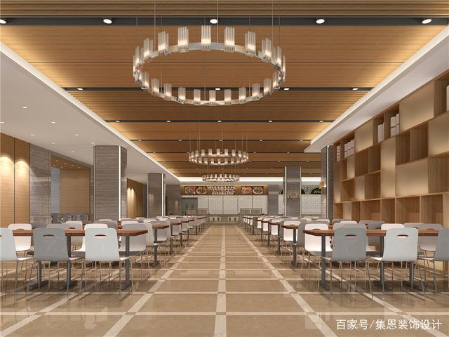 郑州某三甲医院职工餐厅设计效果图
