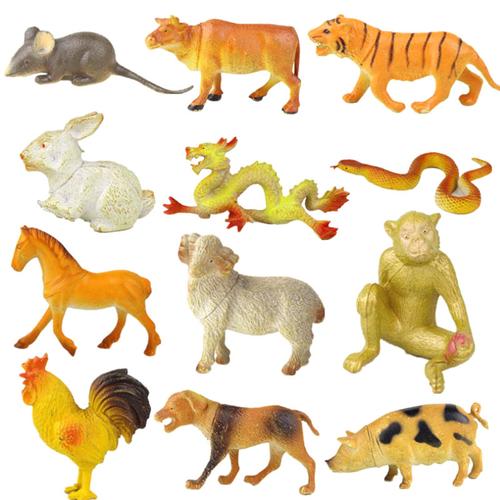 仿真动物模型玩具十二生肖玩具
