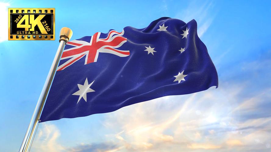 4k澳大利亚旗