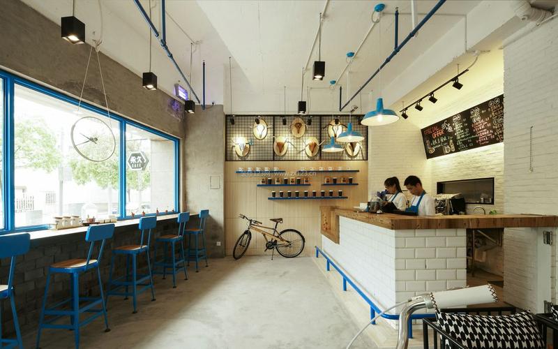 最新个性咖啡店室内装修效果图片2020