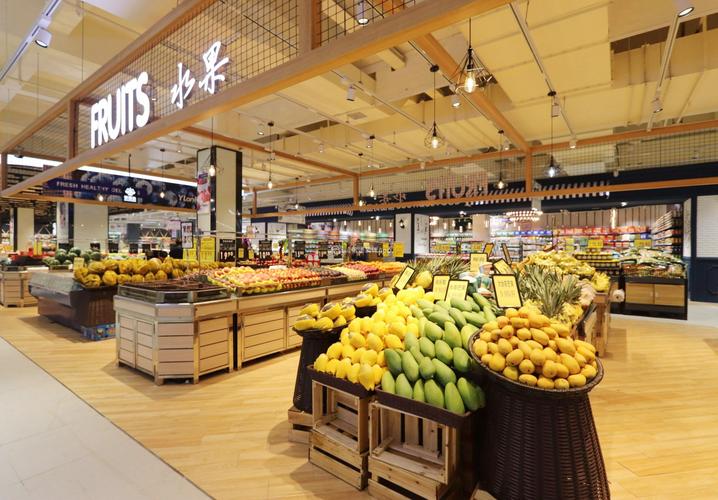 800平方大型超市水果区装修设计图