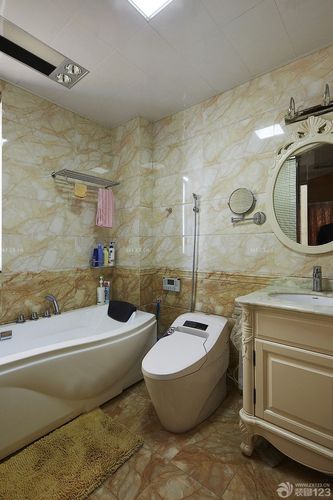 卫生间浴缸地毯设计图