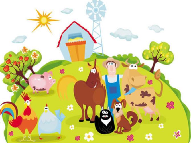 农场动物卡通图片
