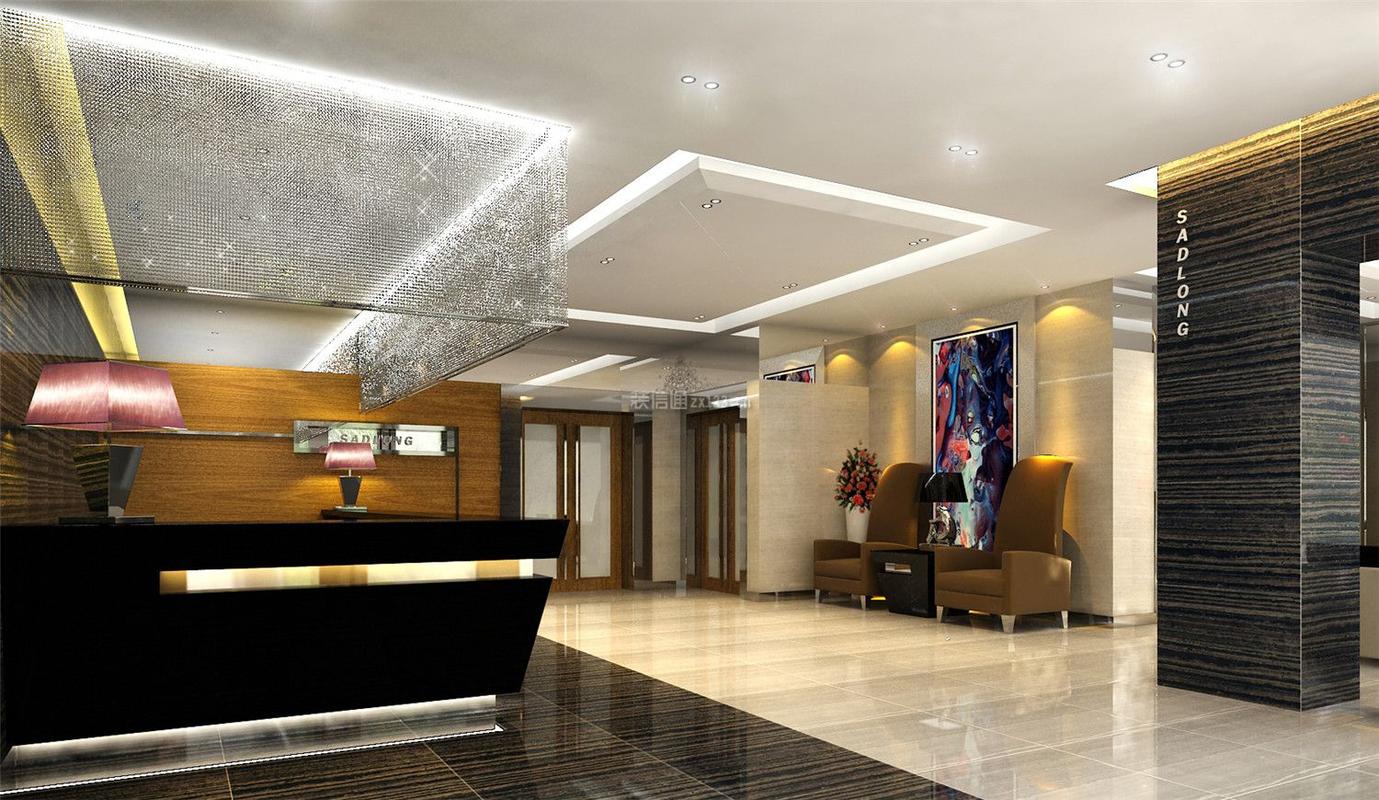 珠海酒店现代风格2688平米装修效果图案例珠海粤泰装饰装修设计案例