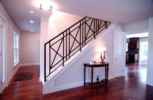 黑色扶手卧室楼梯欧式装修风格效果图