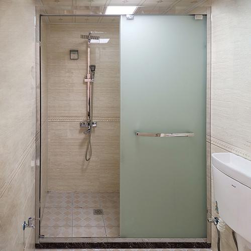 淋浴房干湿分离隔断卫生间型卫浴淋浴移门厕所浴屏整体淋浴房