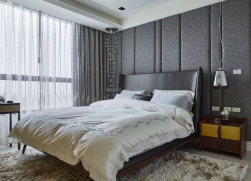 最新后现代家装床头背景墙装修效果图片案例