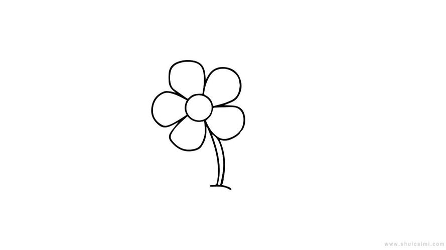 小花朵简笔画怎么画小花朵简笔画简单