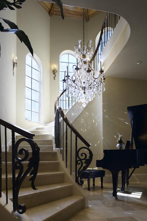 美观欧式别墅楼梯装修效果图