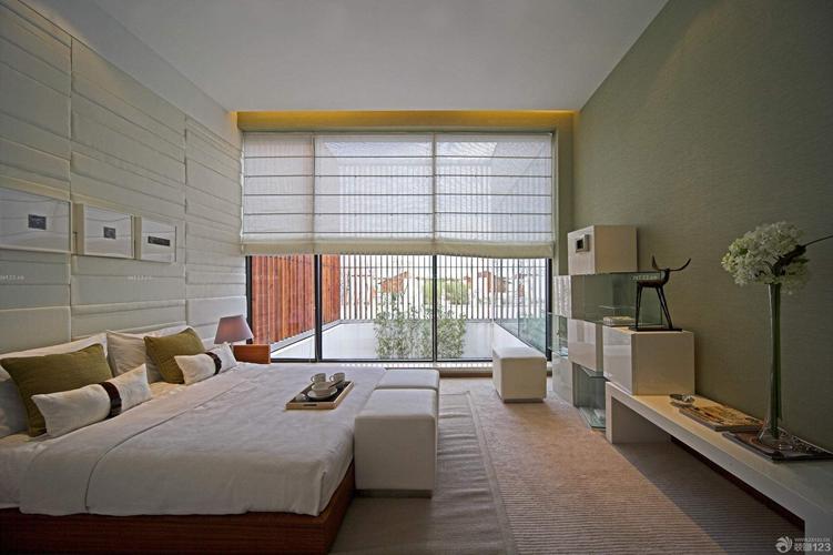 现代设计风格20平米卧室装修效果图片