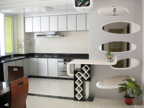 80多平米的房子开放式厨房隔断设计装修效果图