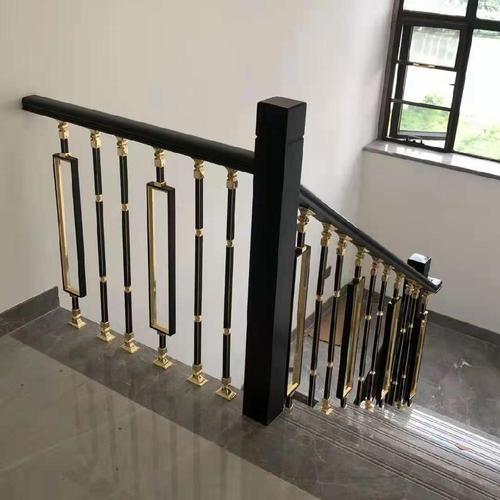 北京建安别墅楼梯不锈钢扶手无框钢化玻璃栏杆