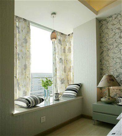 小户型飘窗卧室装修效果图大全2012图片