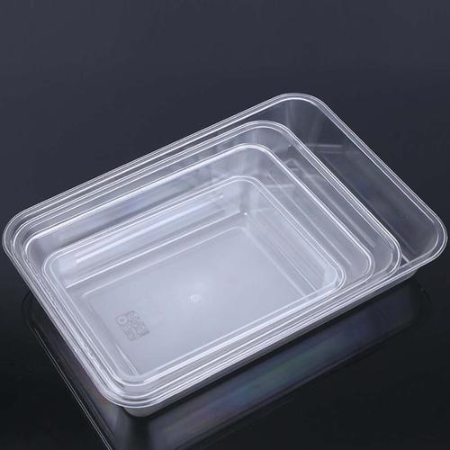 加厚收纳托盘样品菜盒麻辣烫方盒白色浅塑料盆长方形盘