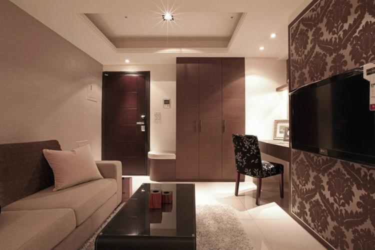 36平米现代风格小户型客厅装修效果图