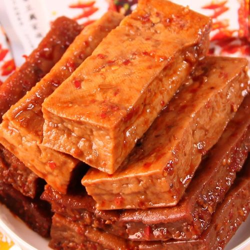 斗腐倌湖南风味小吃休闲零食口味豆干即食排骨香豆腐750g独立包装