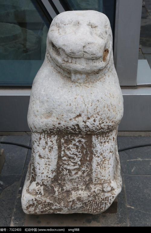 古代老虎石雕