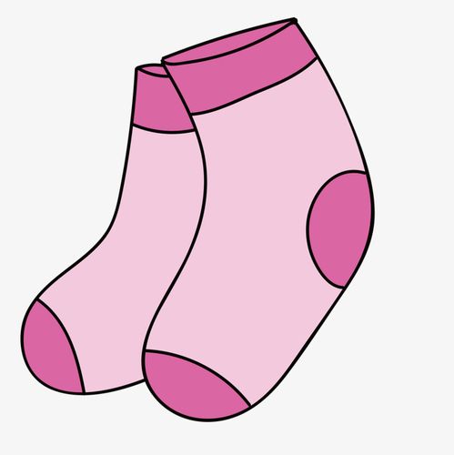 简约卡通风格六一儿童袜子服饰主图