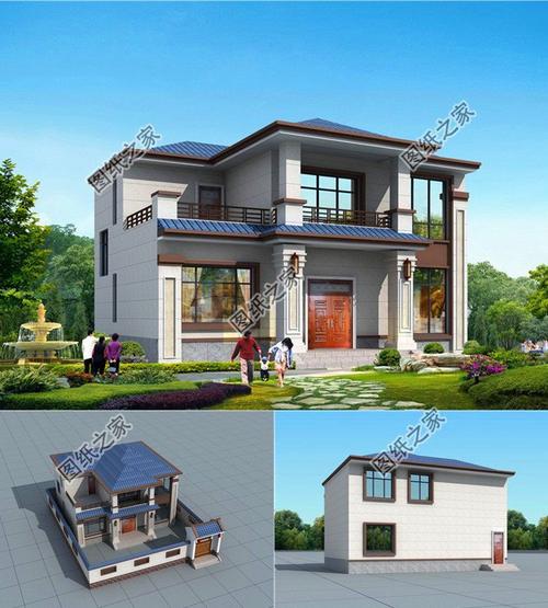 占地120平以内二层楼房设计图南北方朋友都能建适应乡村生活