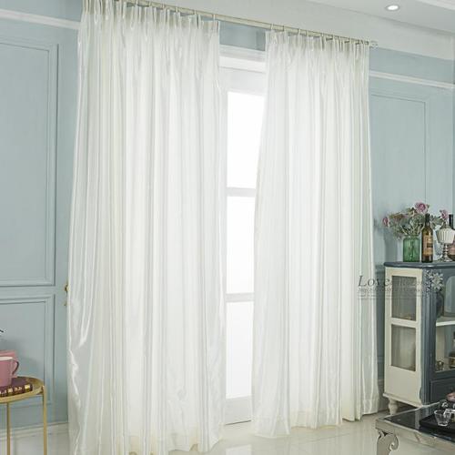 纯色加厚衬布白色衬布客厅卧室阳台纱帘半遮光窗帘内衬