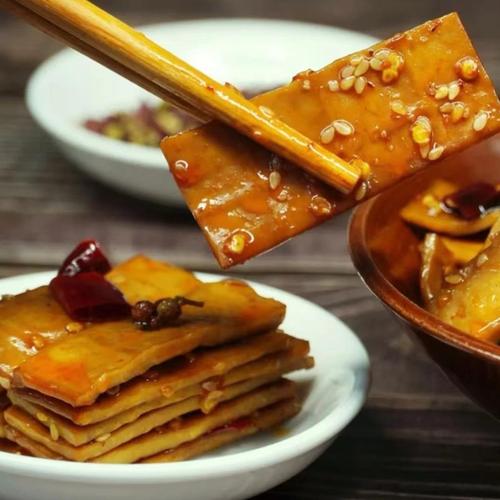 麻辣小豆干100g3袋重庆开州特产酱香豆干小吃小零食豆腐干优质