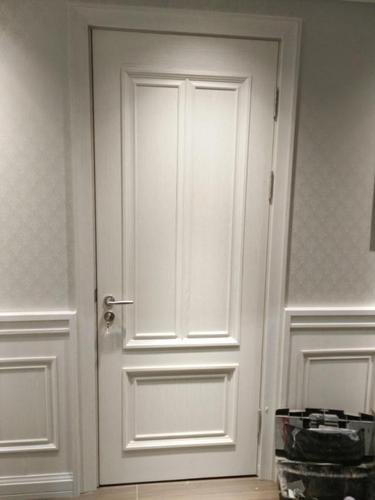 青岛木门开放漆外扣线造型烤漆门简约欧式卧室门房间套装门