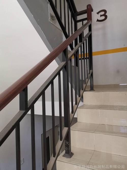 尚玖生产锌钢楼梯扶手小区各种样式安全通道护栏