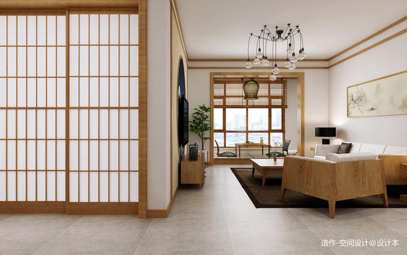 大气108平日式三居客厅装修设计图客厅日式客厅设计图片赏析