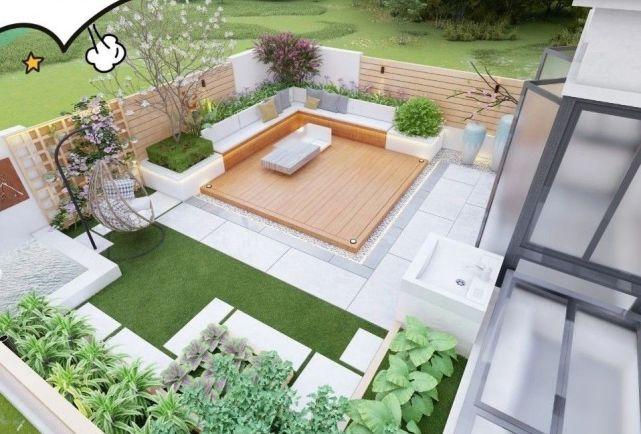 小庭院如何打造这种清新雅致格调高雅的现代庭院你心动了吗