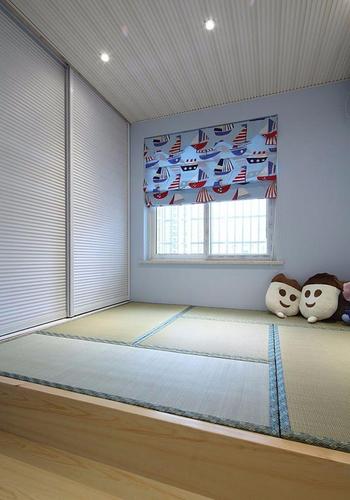 现代简约三居室儿童房榻榻米装修效果图欣赏