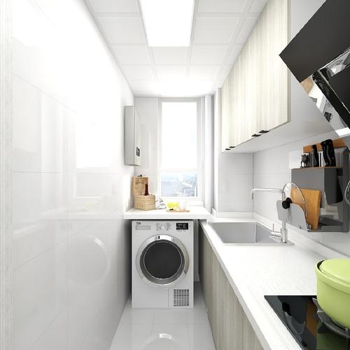 洗衣机放在厨房更加节省空间