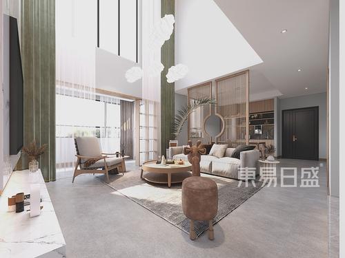 重庆300平米别墅北欧风格装修效果图案例