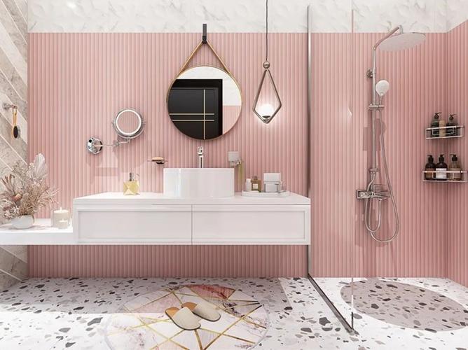 帝朗卫浴浴室设计图片粉色浴室装修效果图
