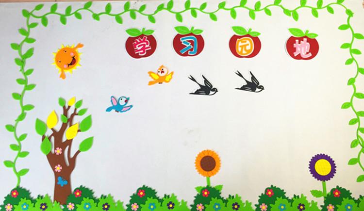 创意装饰幼儿园早教创意装饰小学教室黑板报墙面环境布置学习园地