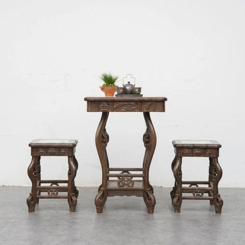 仿古黑枝木方桌茶桌复古家具古典小桌