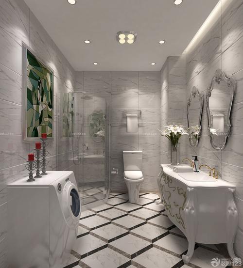 2020最新美式风格卫生间瓷砖卫浴装修效果图