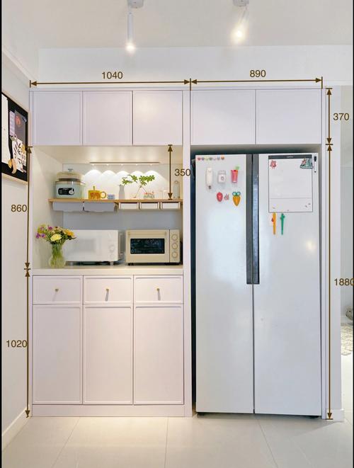 厨房太小没地放冰箱71做一面冰箱柜真香