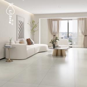 日式奶白肌肤釉诧寂风微水泥瓷砖750x1500客厅地板砖超细柔光地砖