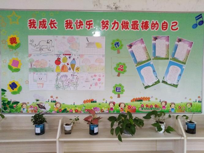 这是刘小倩老师任班主任的六年级教室布置.