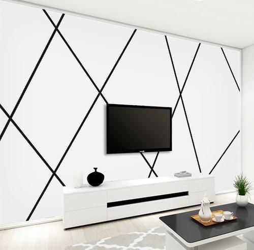 东莞装修电视墙可以用几何线条吗电视背景墙装修技巧