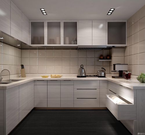 90平米两室两厅厨房橱柜装修方案装修123效果图