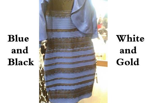4.那条蓝黑or白金色的裙子