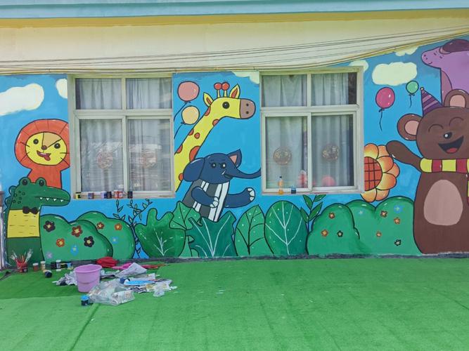 幼儿园室内墙画