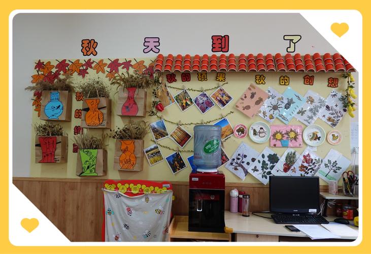 靖边县幼儿园秋天你好主题墙创设评比活动