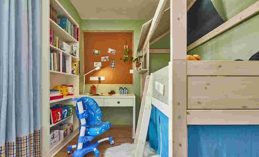 16平米主卧改成二个儿童房效果图一个卧室改两个独立小房间图片