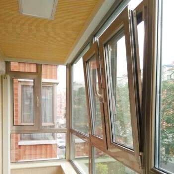 北京断桥铝门窗户铝合金封阳台定做隔音型材落地双层玻璃平开封露台