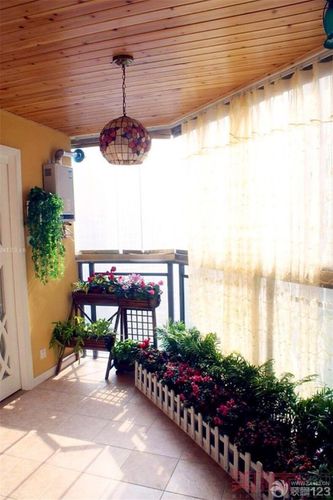 家装阳台小花园吊顶装修图片设计456装修效果图