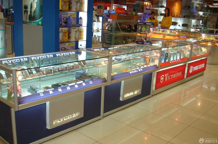 最新现代店面玻璃柜台装修设计图片设计456装修效果图