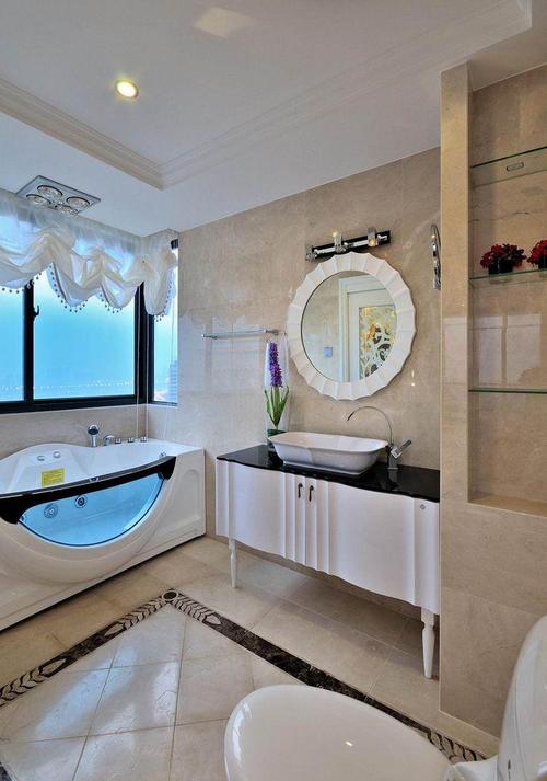 新古典风格四居室卫生间浴室柜装修效果图大全